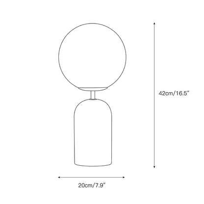 Aseneth Travertine Table Lamp