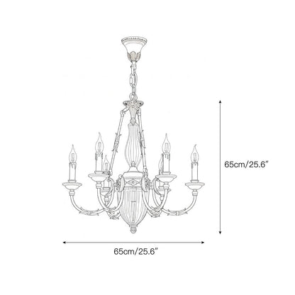 Ashford Brass Chandelier