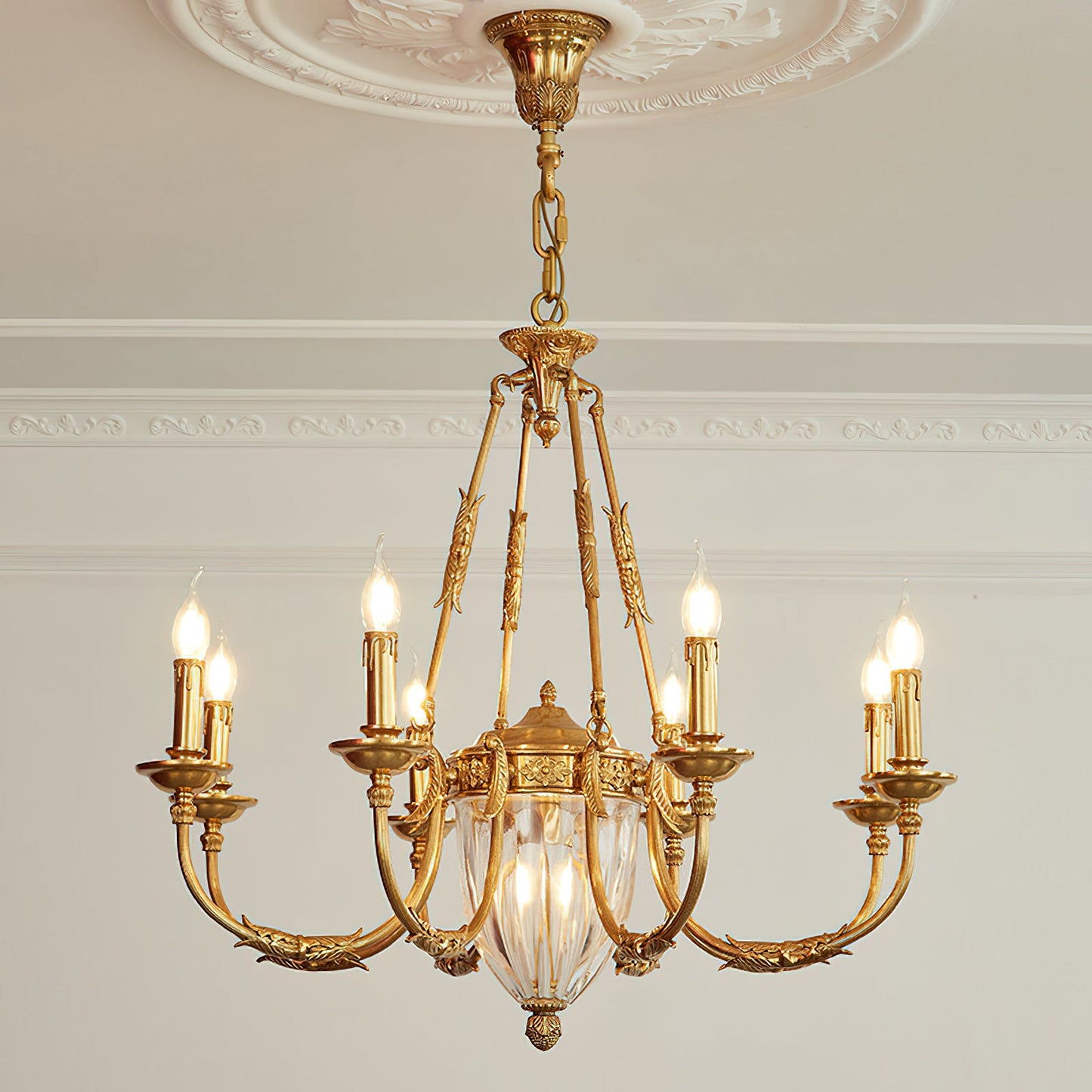 Ashford Brass Chandelier