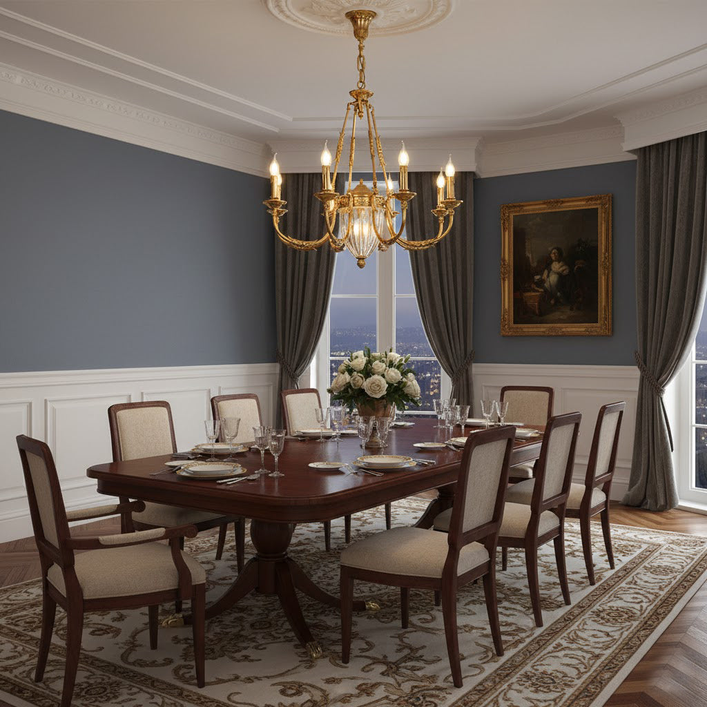 Ashford Brass Chandelier