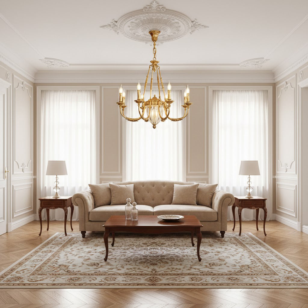 Ashford Brass Chandelier