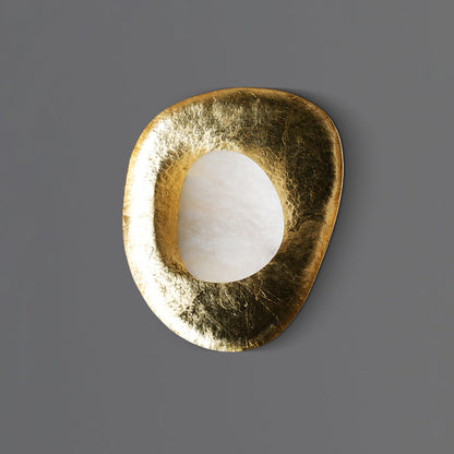 Astoria Hammered Lotus Leaf Sconce