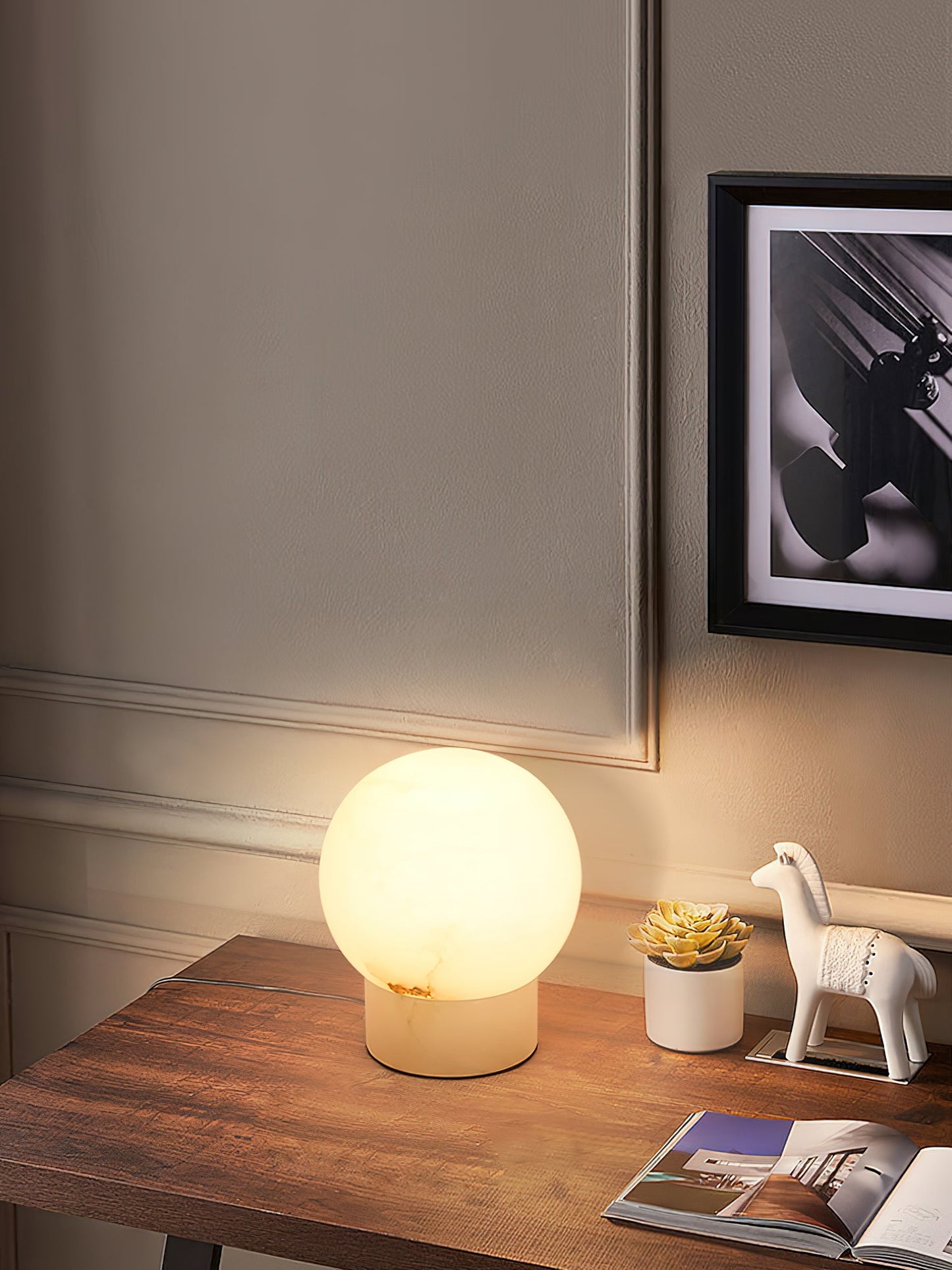 Athena Alabaster Table Lamp