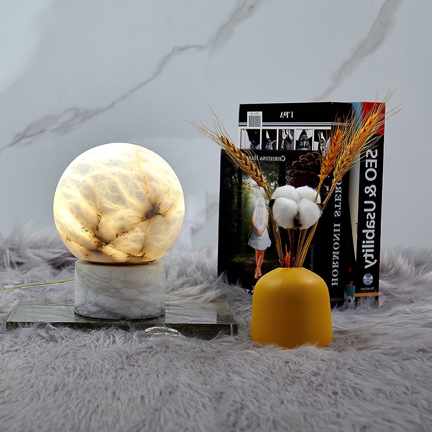 Athena Alabaster Table Lamp
