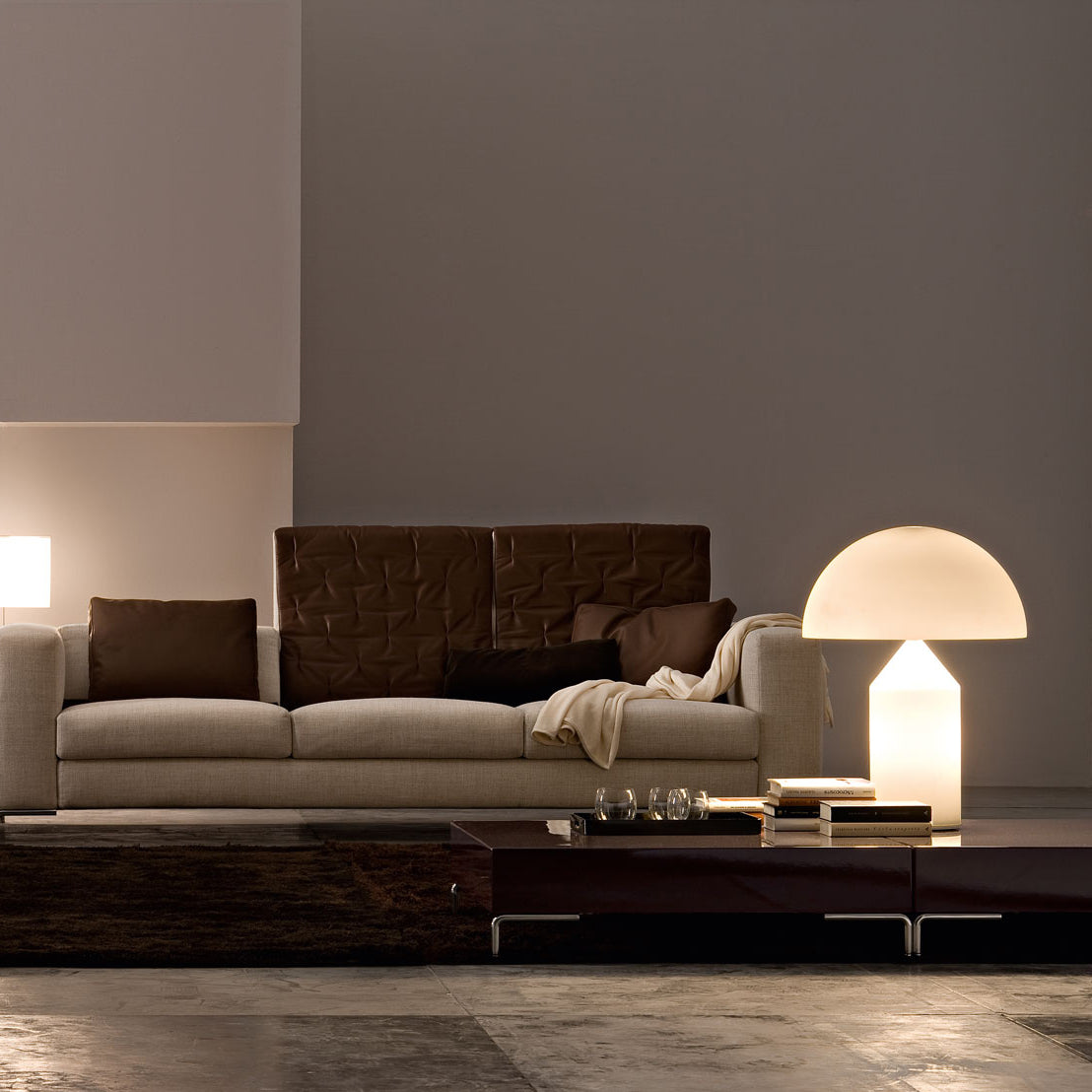 Mushroom Dome Glass Table Lamp