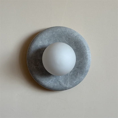 Orli Grey Marble Sconce