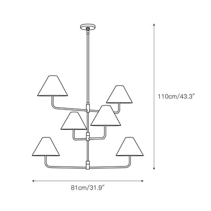 Basden Three Tier Chandelier