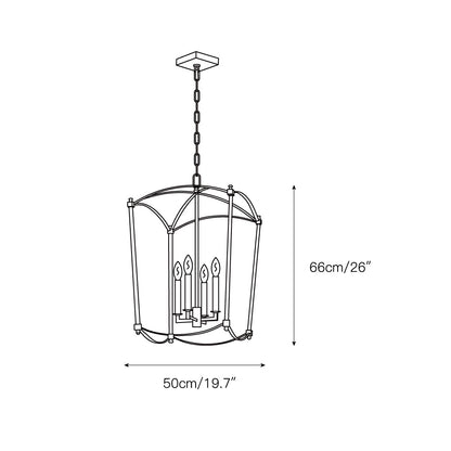 Beaux Lantern Pendant Lamp