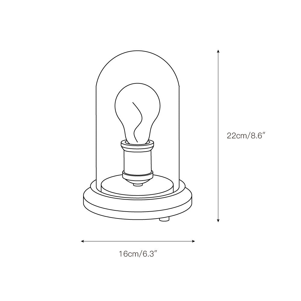 Bell Jar Table Lamp