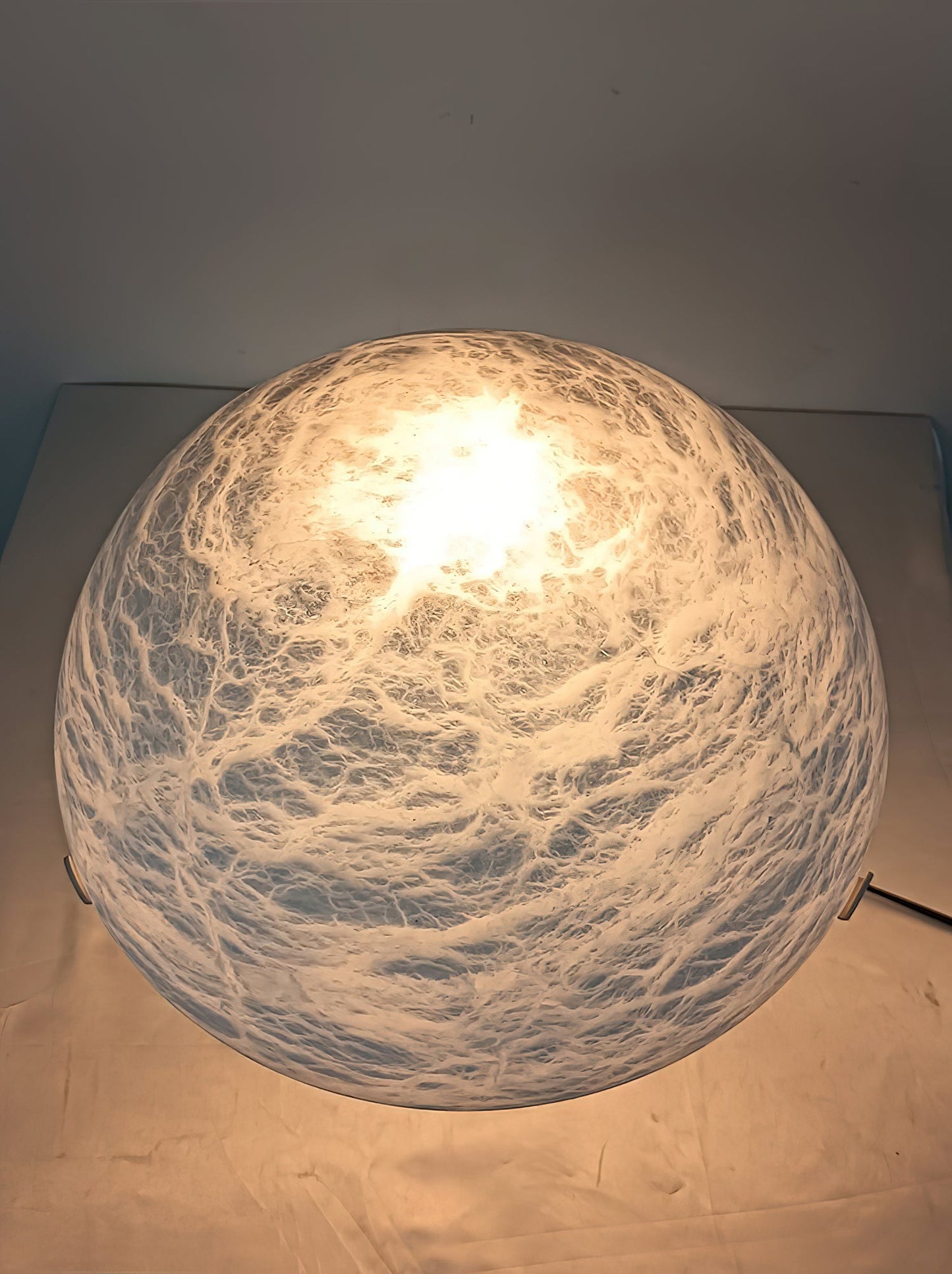 Ben Swildens Alabaster Table Lamp