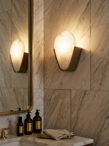 Bernina Alabaster Wall Lamp