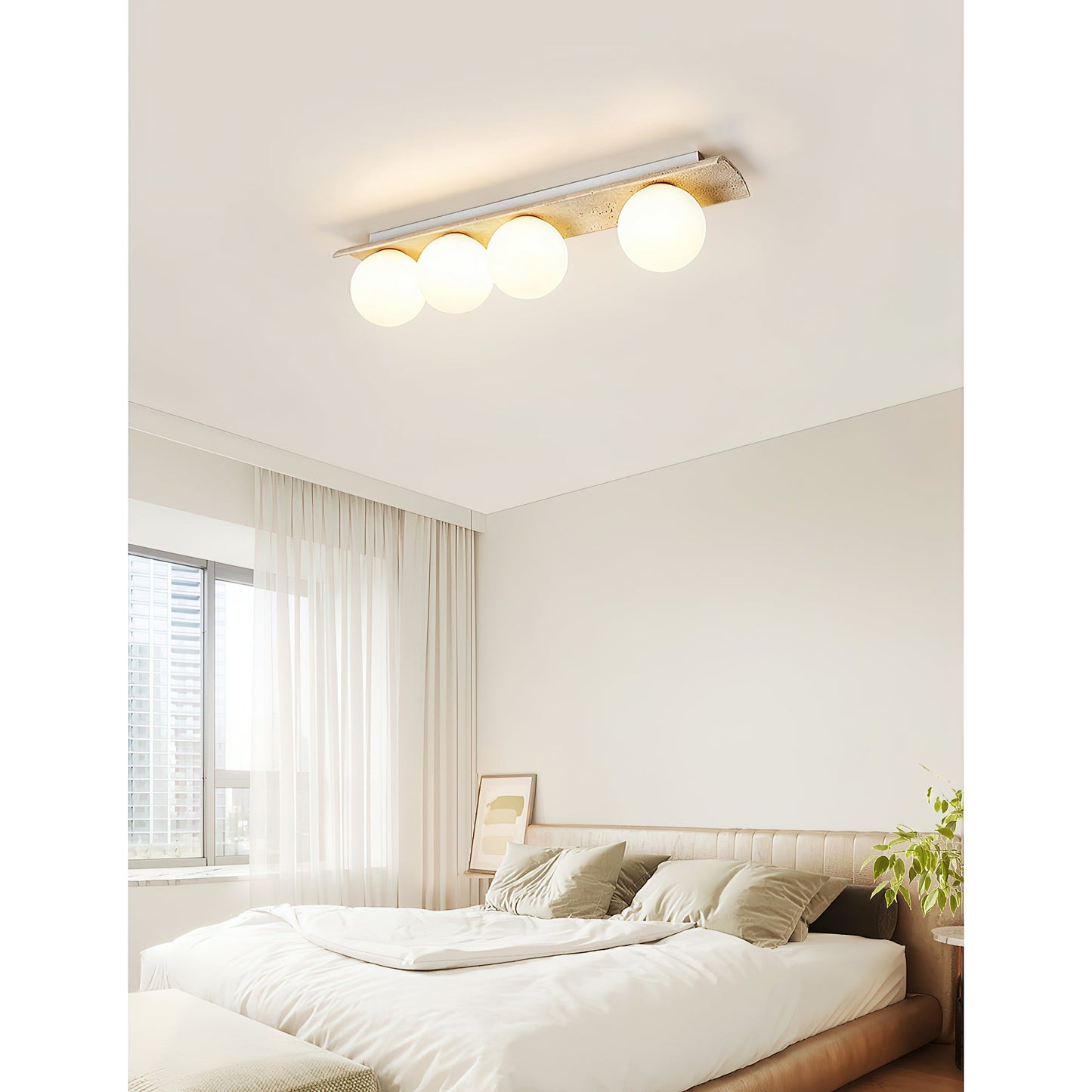 Bianca Globe Ceiling Lamp