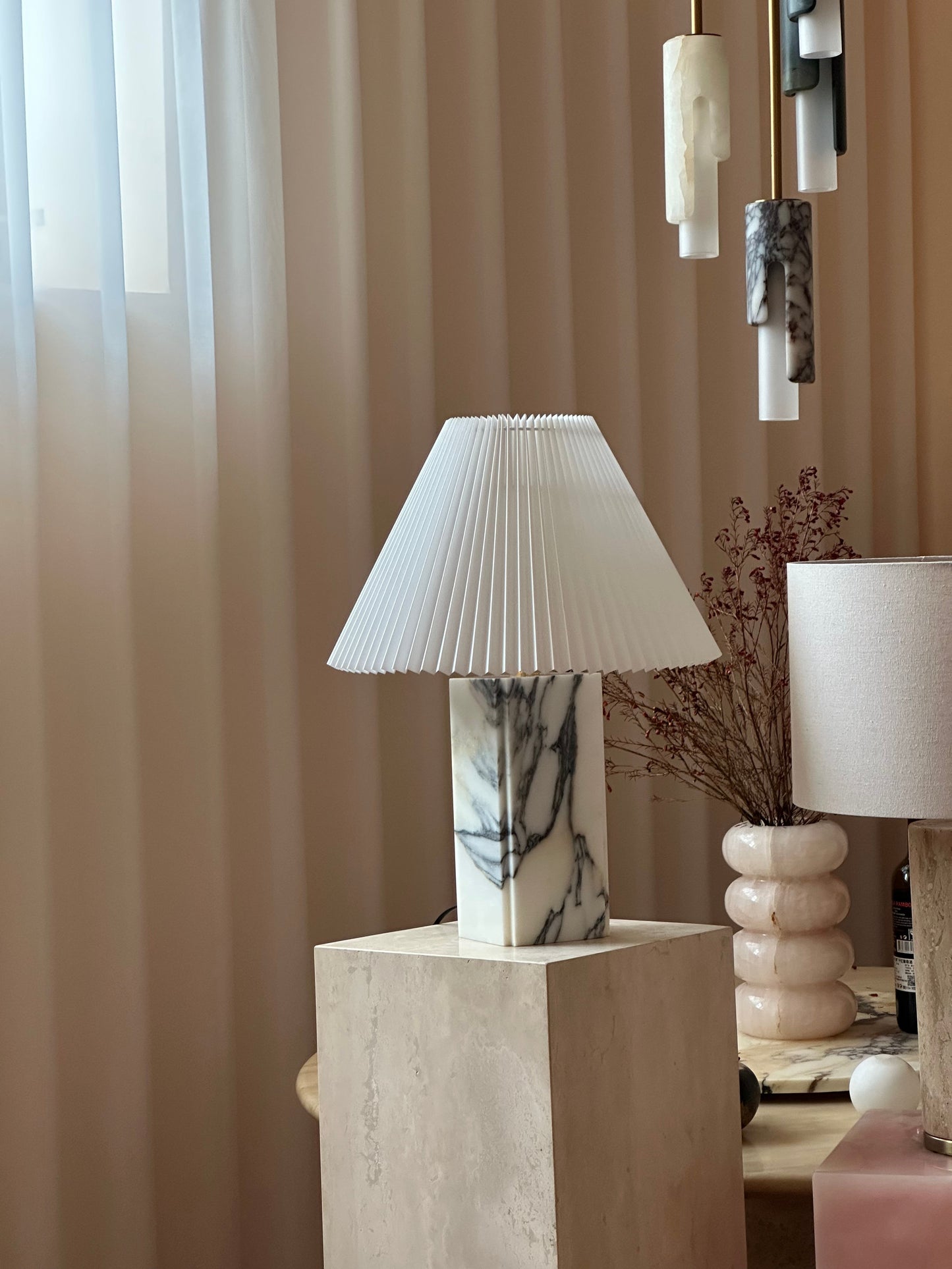 Bianca Marble Table Lamp