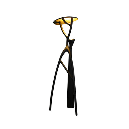 Black Sculpture Floor Lamp