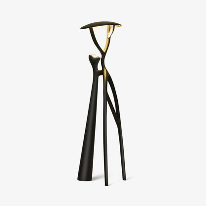 Black Sculpture Floor Lamp