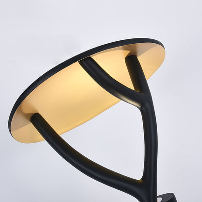 Black Sculpture Floor Lamp