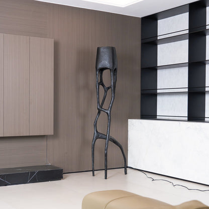 Brutalist Tree Sculpture Floor Lamp