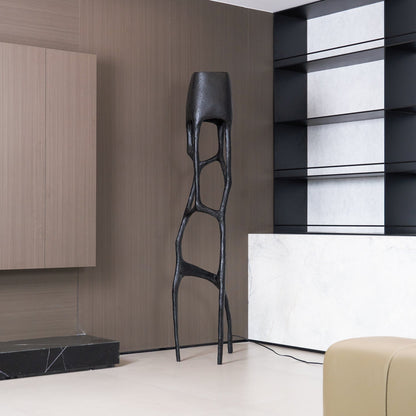 Brutalist Tree Sculpture Floor Lamp