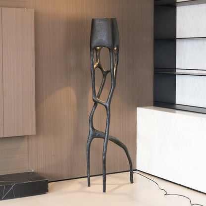 Brutalist Tree Sculpture Floor Lamp