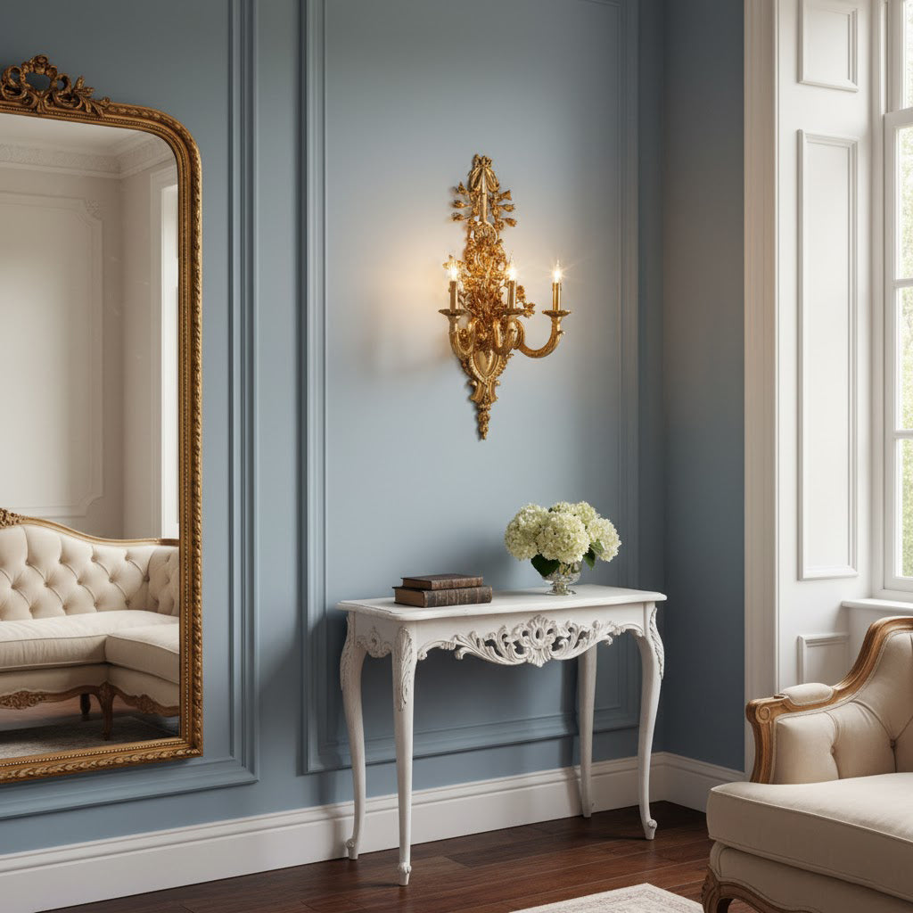 Blanche Brass Wall Lamp