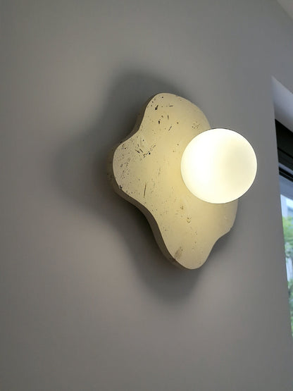 Blob Travertine Wall Lamp