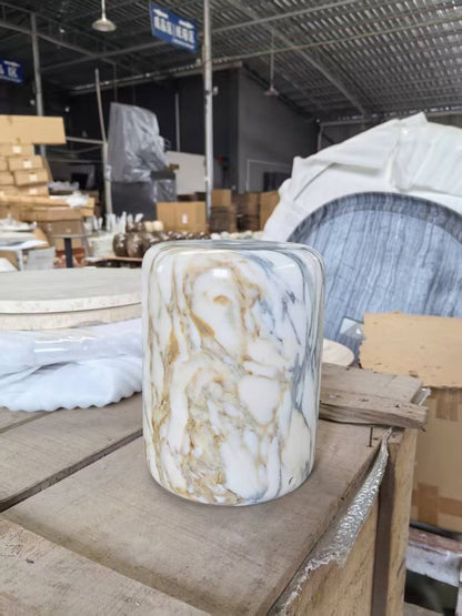 Block Marble Table Lamp