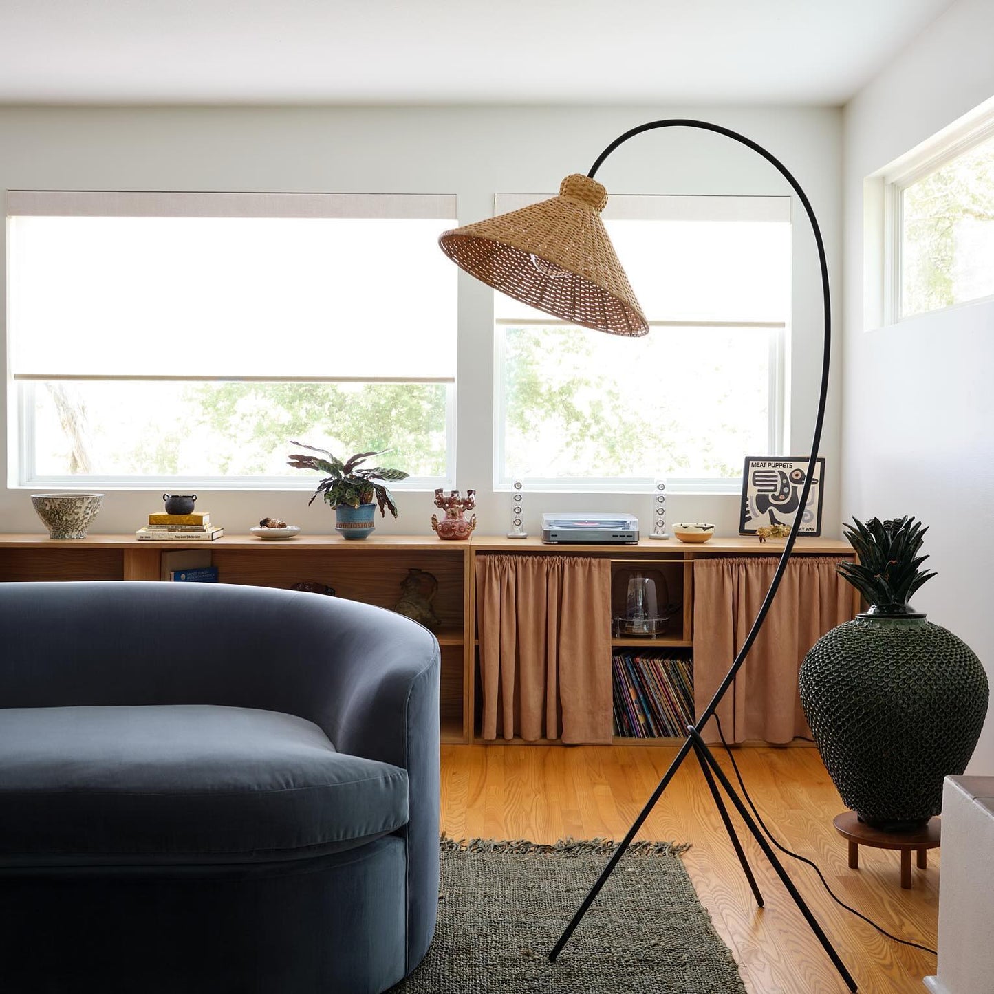 Boa Rattan Floor Lamp