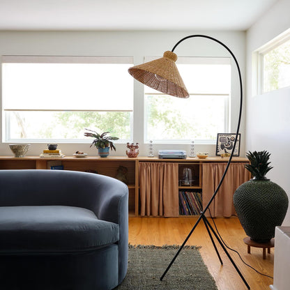 Boa Rattan Floor Lamp