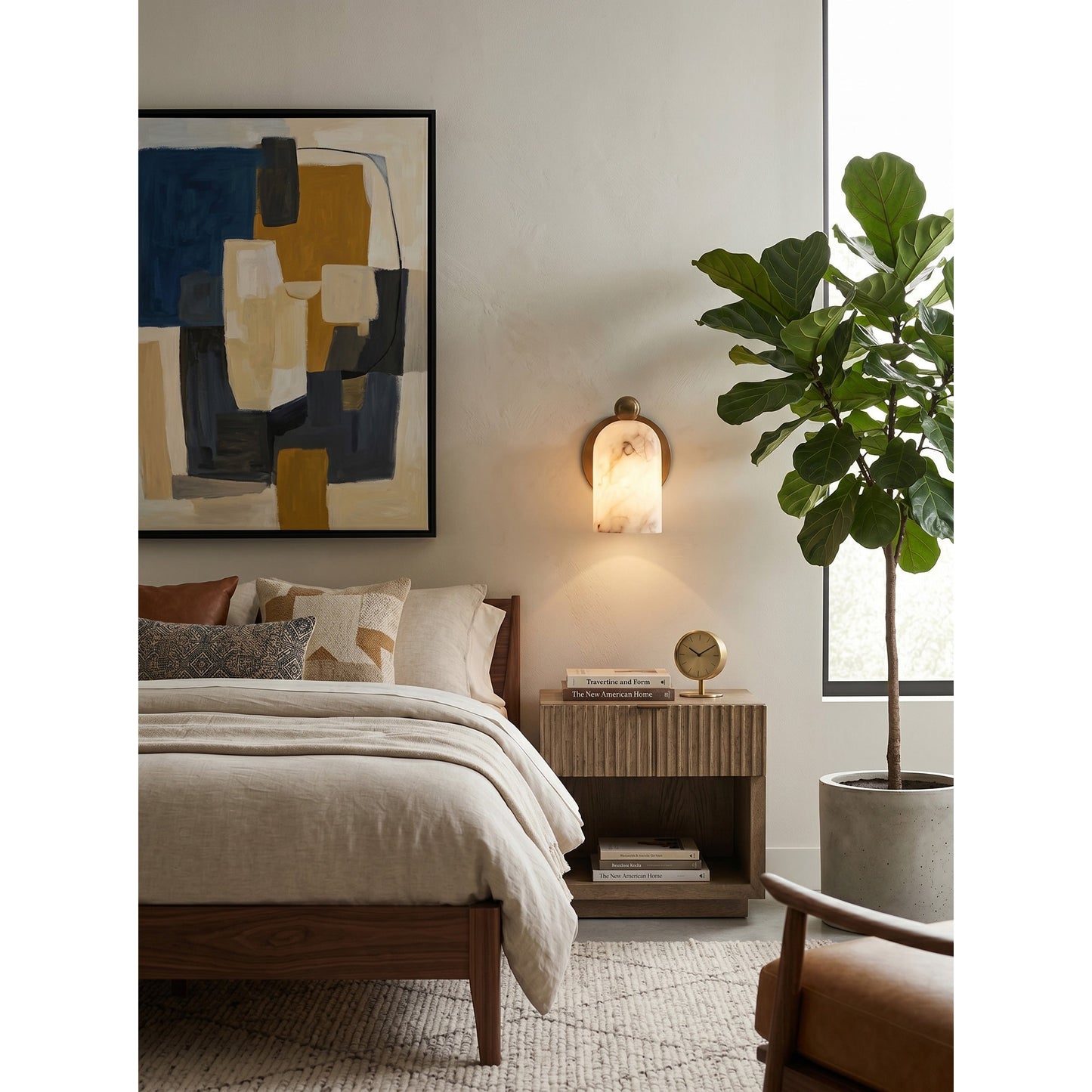 Bombelles Alabaster Wall Lamp