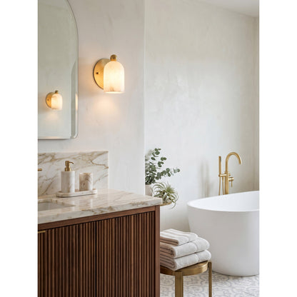 Bombelles Alabaster Wall Lamp