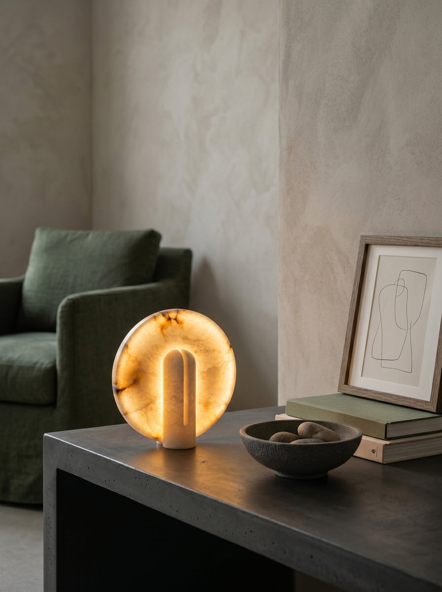 Bonnie Alabaster Table Lamp