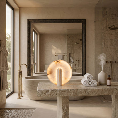 Bonnie Alabaster Table Lamp