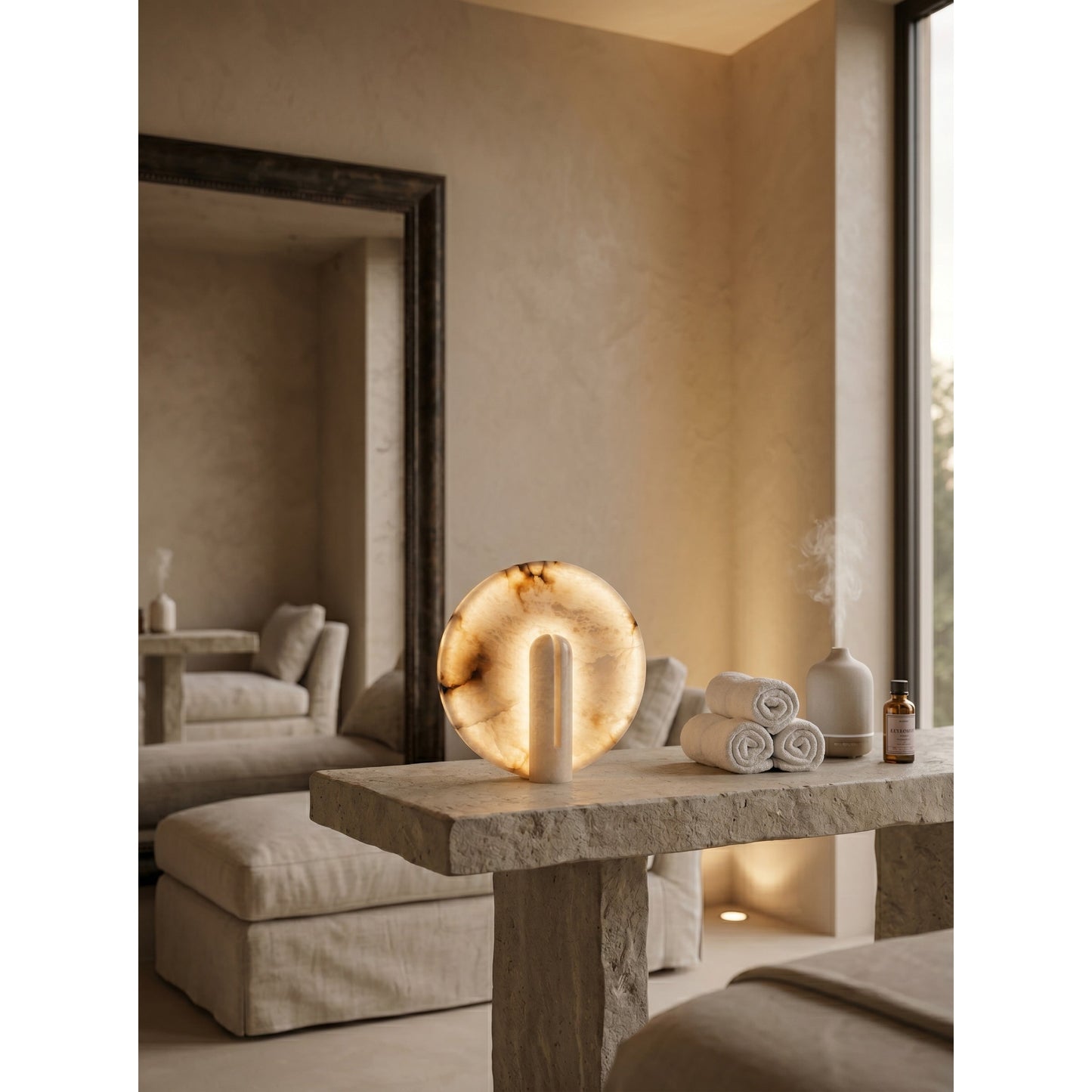Bonnie Alabaster Table Lamp