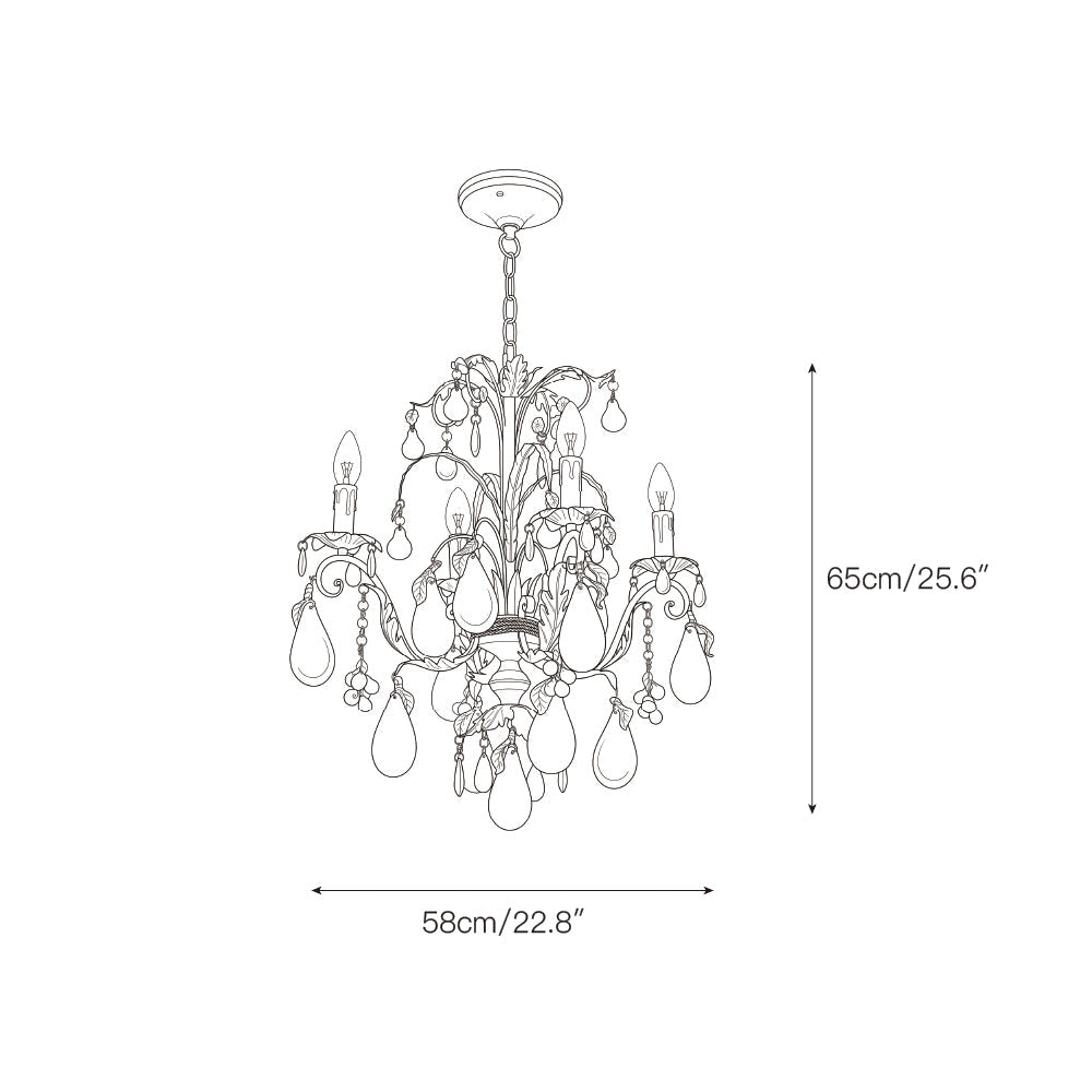 Bordeaux Fruits Chandelier