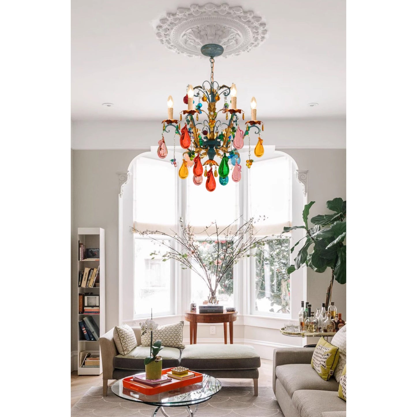 Bordeaux Fruits Chandelier