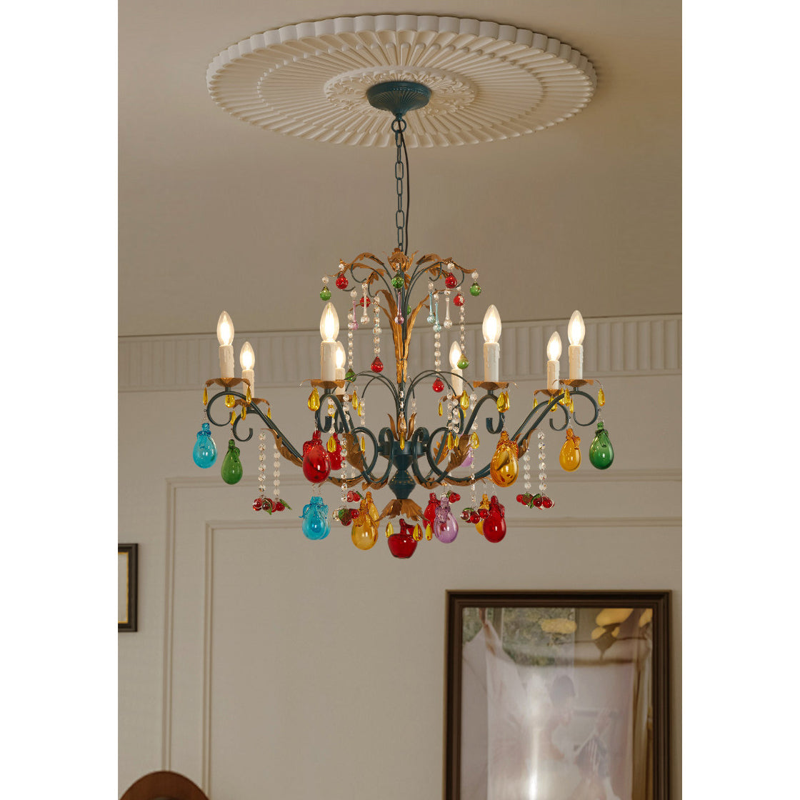 Bordeaux Fruits Chandelier