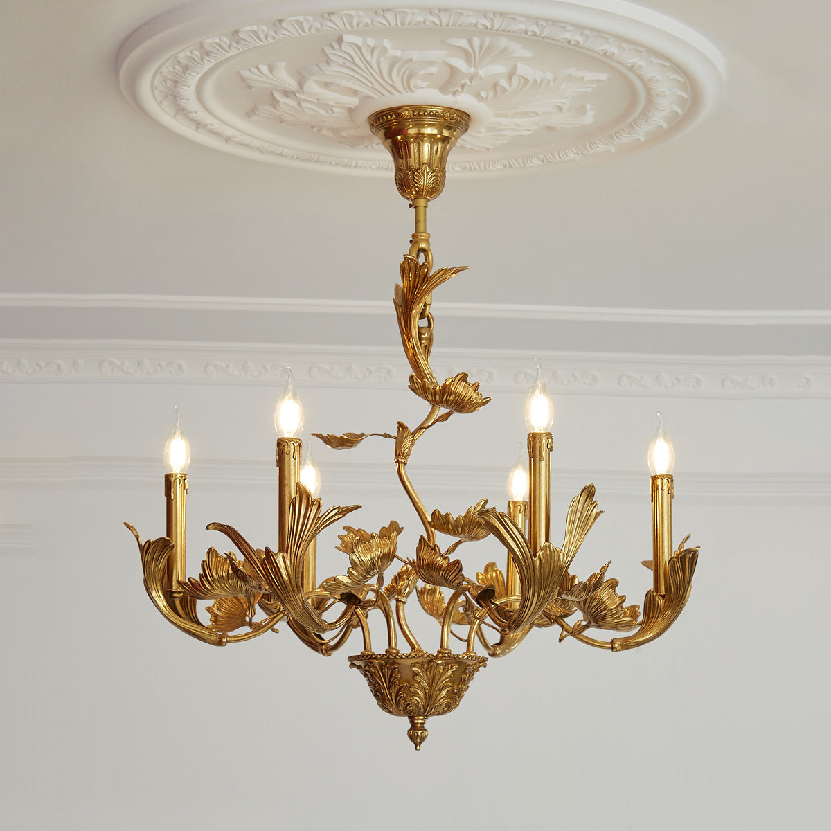 Borgia Brass Chandelier