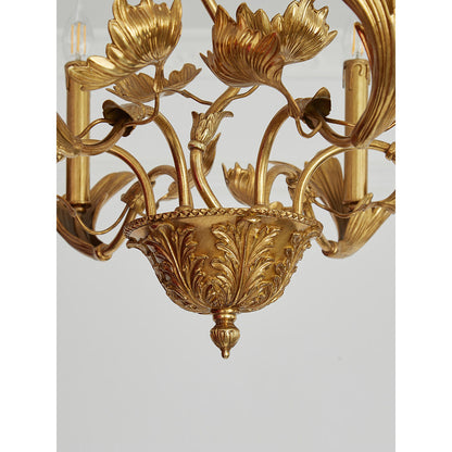 Borgia Brass Chandelier
