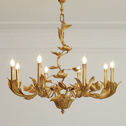 Borgia Brass Chandelier