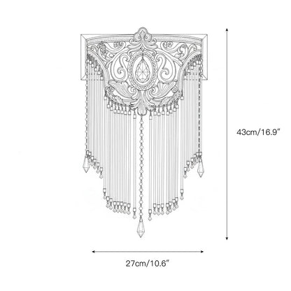 Bow Tie Crystal Wall Lamp