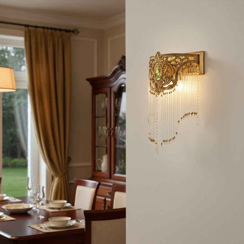 Bow Tie Crystal Wall Lamp