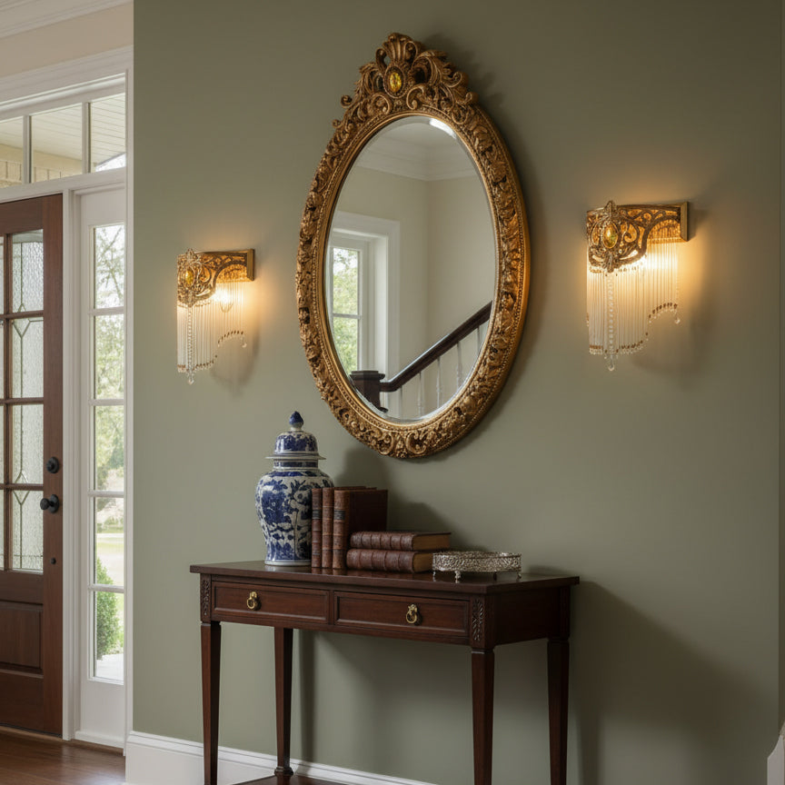 Bow Tie Crystal Wall Lamp