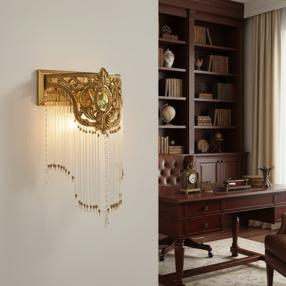 Bow Tie Crystal Wall Lamp