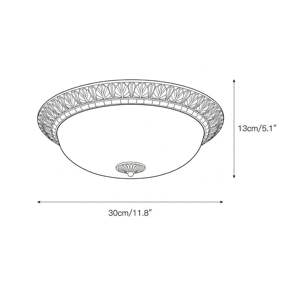 Brahm Flush Ceiling Lamp
