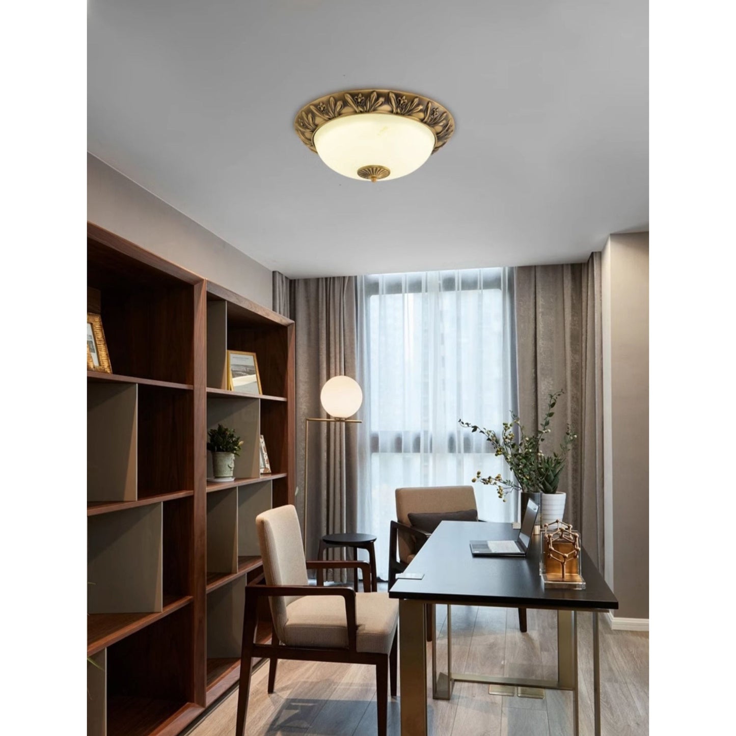 Brahm Flush Ceiling Lamp