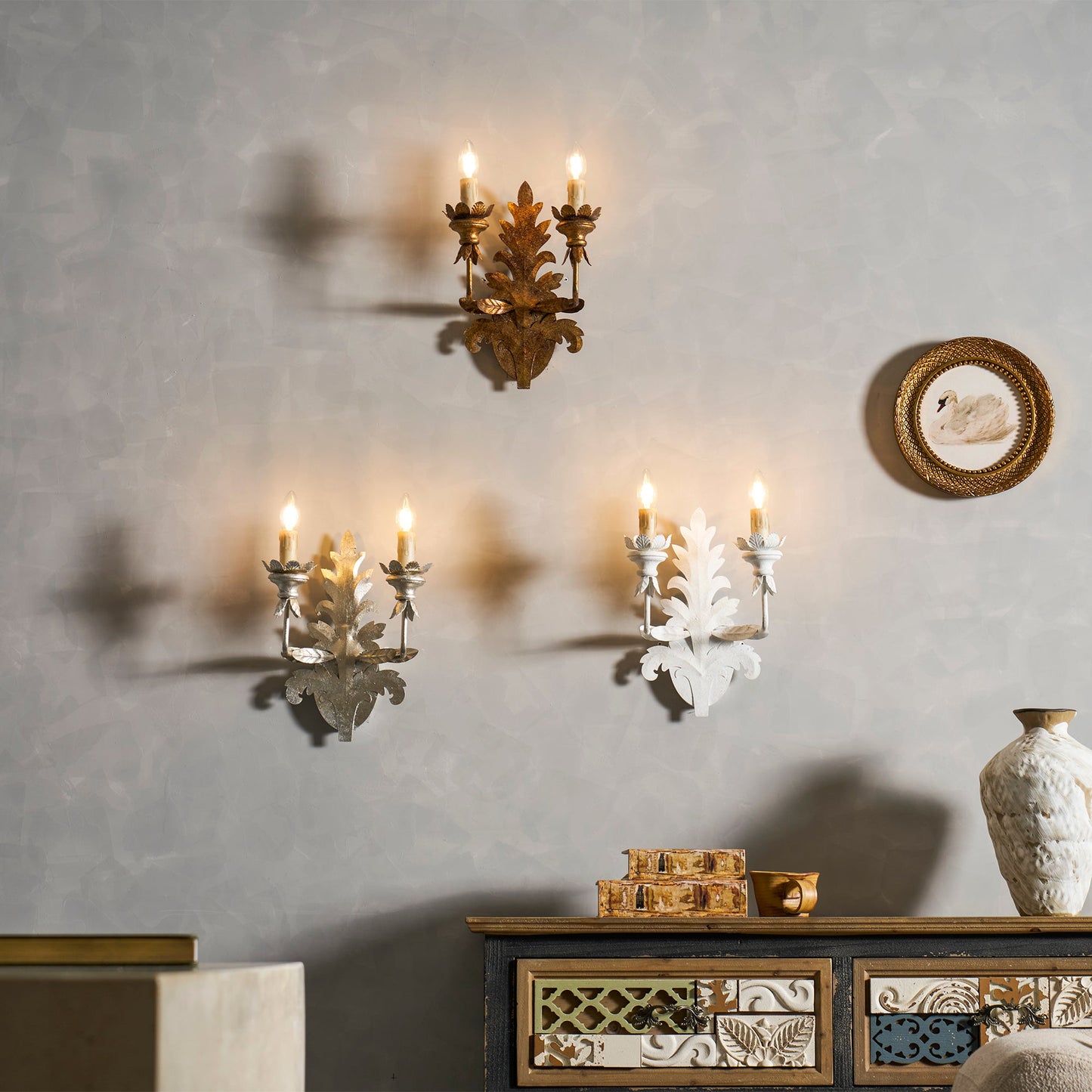 Branch Leaf Wall Lamp