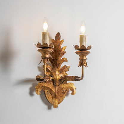 Branch Leaf Wall Lamp