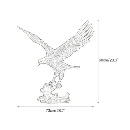 Brass Eagle Sculpture