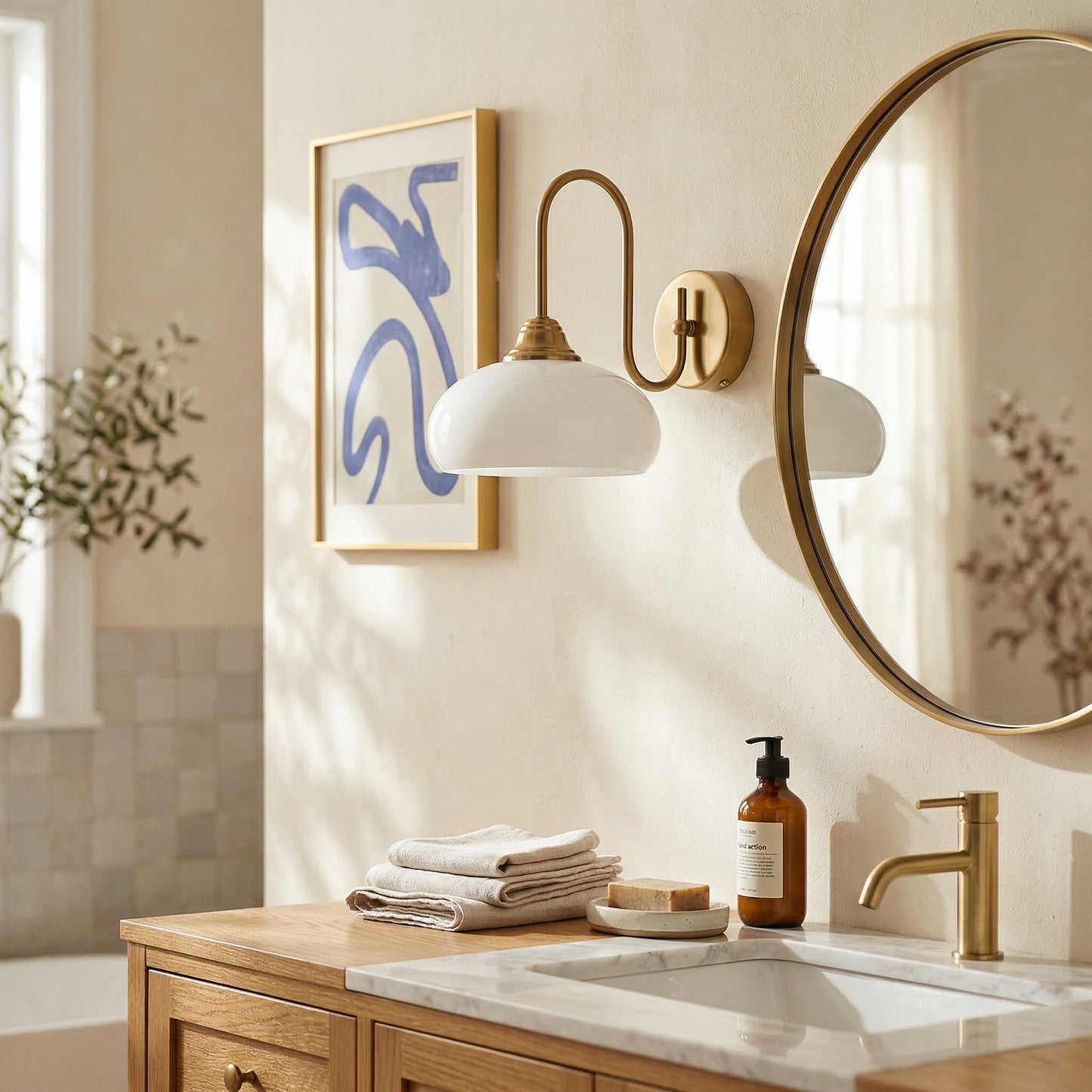 Nova Glass Wall Light