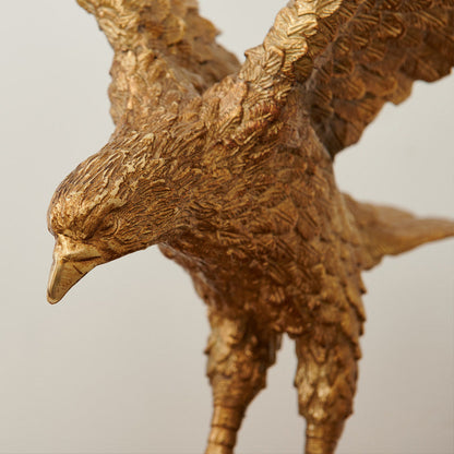 Brass Eagle Sculpture
